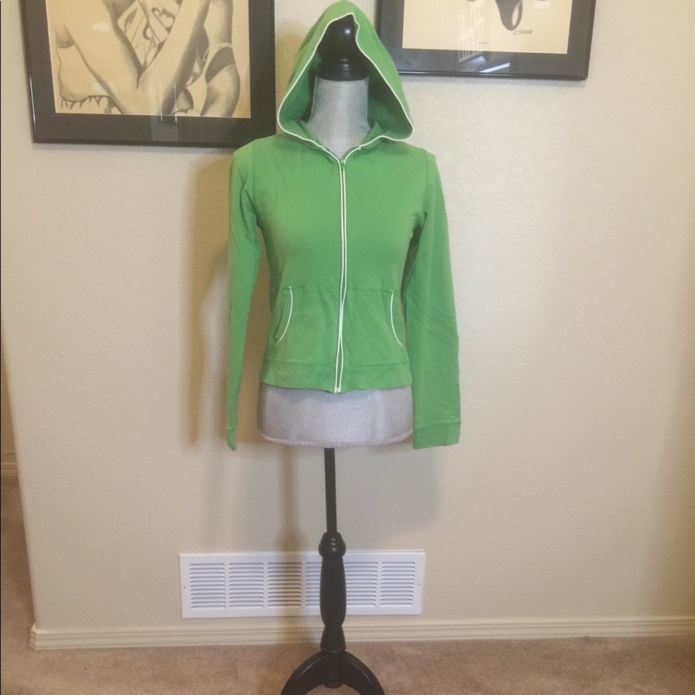 Abercrombie&Fitch Green ZipUp Hoodie